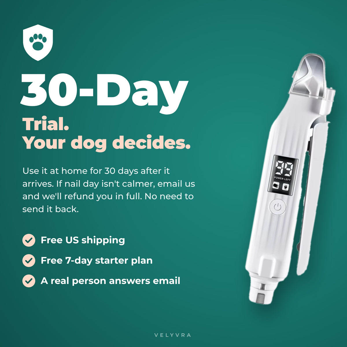 Electric Pet Nail Trimmer & Grinder